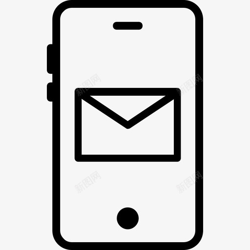 智能手机邮件聊天信息svg_新图网 https://ixintu.com 智能 手机 邮件 聊天 信息技术