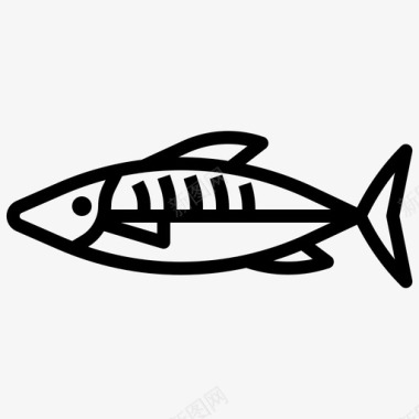 鲭鱼鱼食物图标