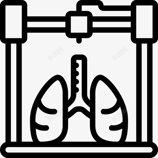 3d肺部打印3d打印机人svg_新图网 https://ixintu.com 人机 健康 器官 打印 打印机 技术 机器 肺部