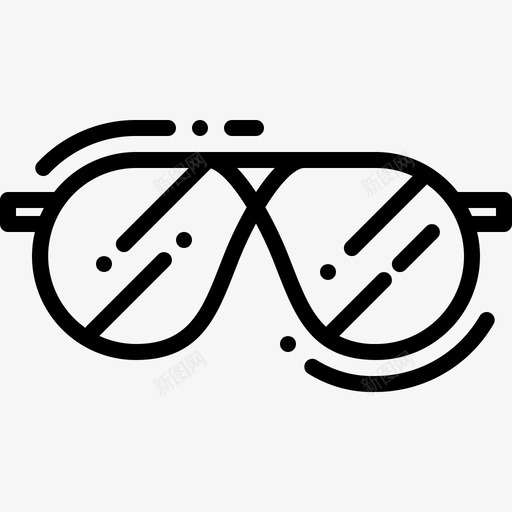 复古眼镜时尚框架svg_新图网 https://ixintu.com 复古 眼镜 时尚 框架 镜头
