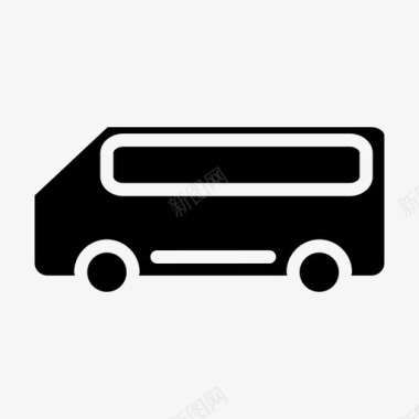 公共汽车交通工具卡车图标