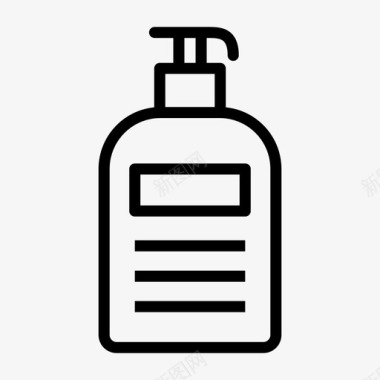 洗发水浴缸奶瓶图标