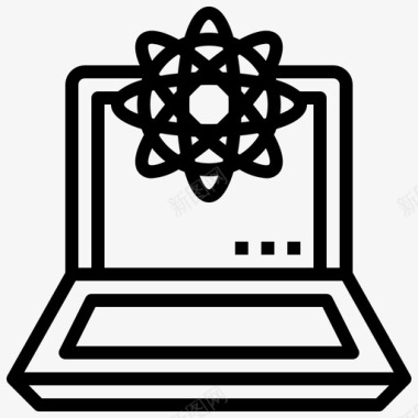 计算机分析计算机科学图标