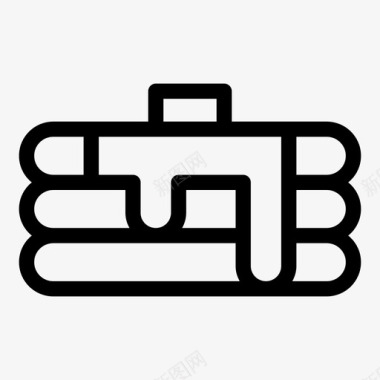 薄煎饼面包师甜点图标