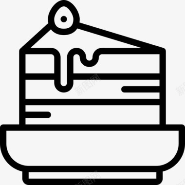 蛋糕生日碗图标