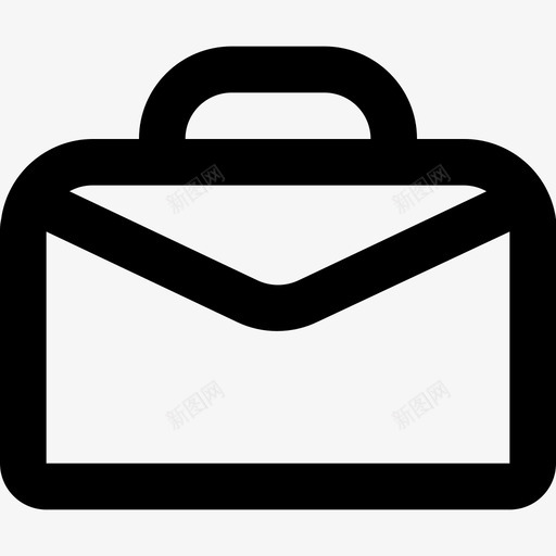 经验包公文包svg_新图网 https://ixintu.com 手袋 经验 包公 公文包 线图 图标