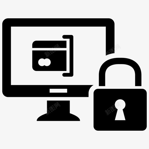安全支付锁保护svg_新图网 https://ixintu.com 安全 支付 保护 互联网 设置
