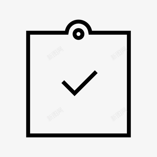 剪贴板卡片支票svg_新图网 https://ixintu.com 剪贴板 卡片 支票 操作
