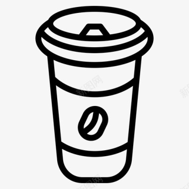 咖啡带走杯子图标