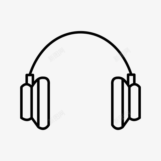 耳机声音家用电器svg_新图网 https://ixintu.com 耳机 声音 家用电器