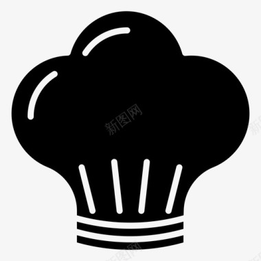 厨师帽子食物图标