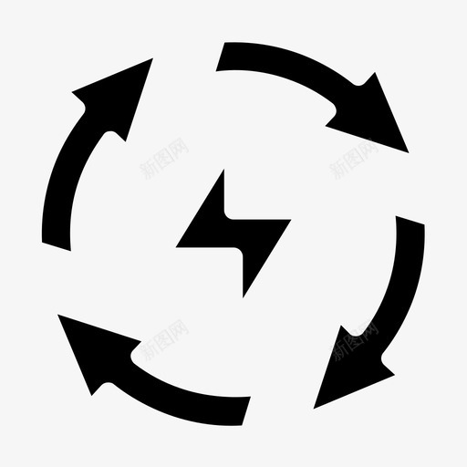 节约生态效率svg_新图网 https://ixintu.com 生态 节约 效率 能源 节能