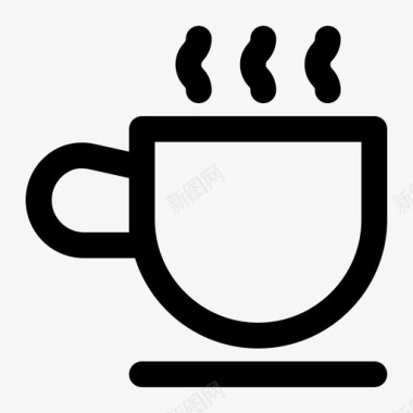 咖啡馆咖啡杯子图标