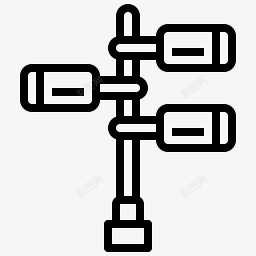 路标方向信号svg_新图网 https://ixintu.com 路标 信号 方向 招牌 高速公路