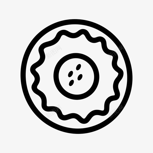 甜甜圈蛋糕奶油svg_新图网 https://ixintu.com 甜甜圈 蛋糕 奶油 纸杯 糕点 食物