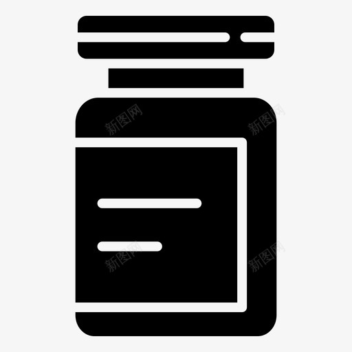 罐子瓶子储藏室svg_新图网 https://ixintu.com 罐子 瓶子 储藏室 烹饪