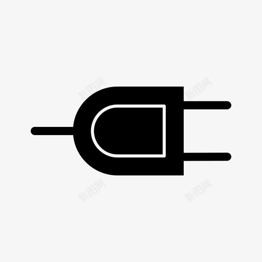 插头电流电线svg_新图网 https://ixintu.com 插头 电流 电线 能量