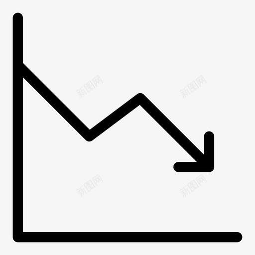 损失财务图表svg_新图网 https://ixintu.com 损失 财务 图表 折线 线图 统计 杂项 填写