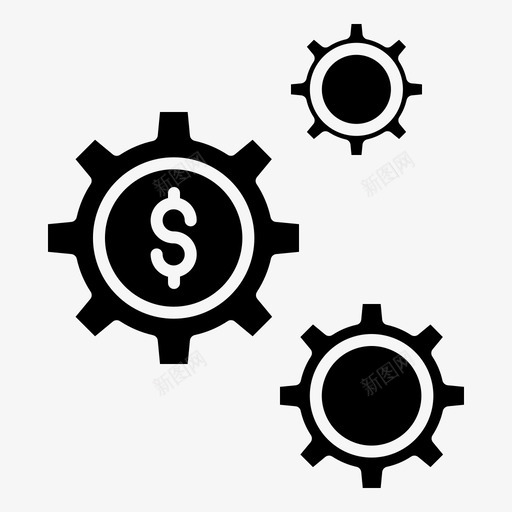 cog美元金融svg_新图网 https://ixintu.com 美元 金融 货币 环境 经济