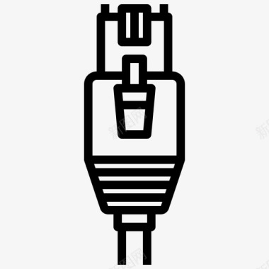 局域网电缆计算机图标