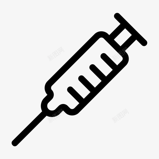 疫苗药物注射器svg_新图网 https://ixintu.com 疫苗 药物 注射器 兽医