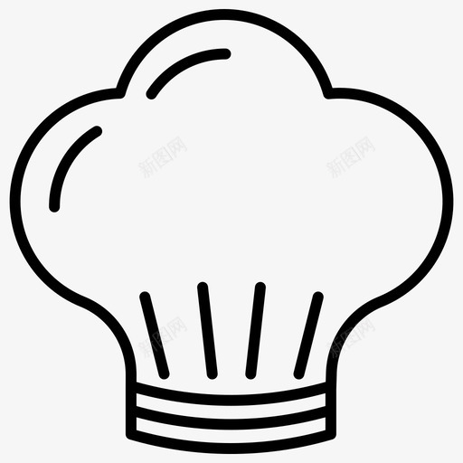 厨师帽子食物svg_新图网 https://ixintu.com 厨师 帽子 食物