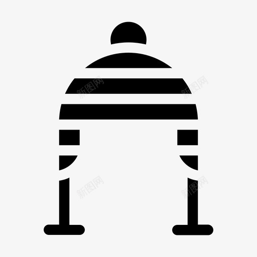 丘洛服装文化svg_新图网 https://ixintu.com 秘鲁 丘洛 服装 文化 帽子 填充
