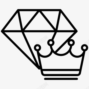皇冠钻石珠宝图标