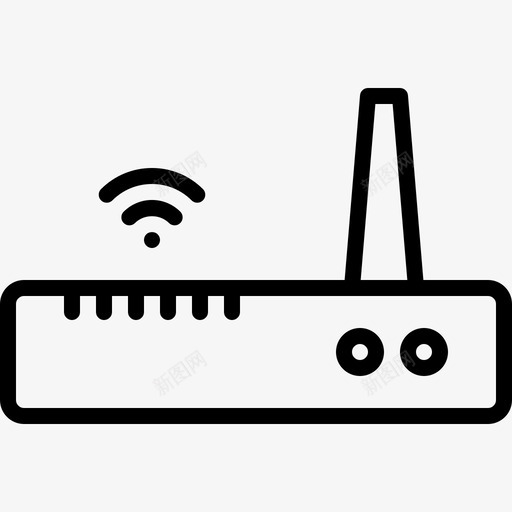wifi路由器数据互联网svg_新图网 https://ixintu.com 路由器 数据 互联网 无线 办公文具