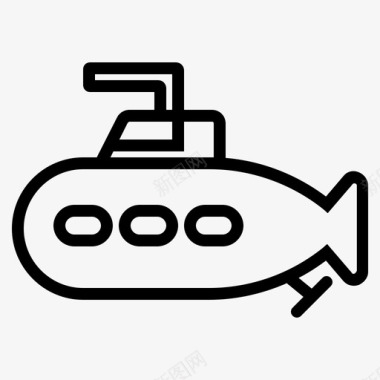 潜艇运输车辆图标