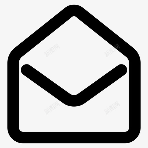 打开的消息信封信件svg_新图网 https://ixintu.com 打开 消息 信封 信件 阅读 独特 元素