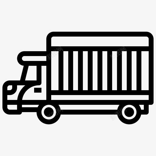 卡车集装箱送货svg_新图网 https://ixintu.com 卡车 集装箱 送货 运输 物流