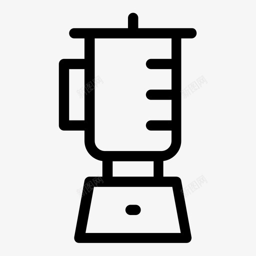 搅拌机果汁厨具svg_新图网 https://ixintu.com 搅拌机 果汁 厨具 智能家居