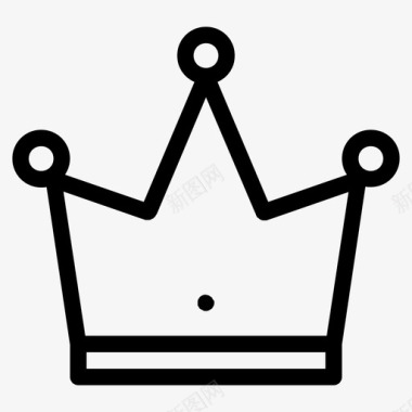 皇冠奖品国王图标