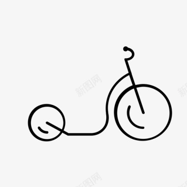 踢自行车自行车滑板车图标