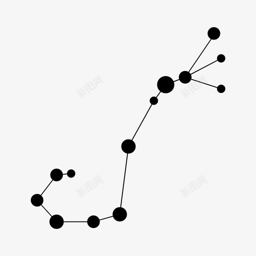天蝎座星座星星svg_新图网 https://ixintu.com 星座 天蝎座 星星 十二生肖 十二 生肖星座