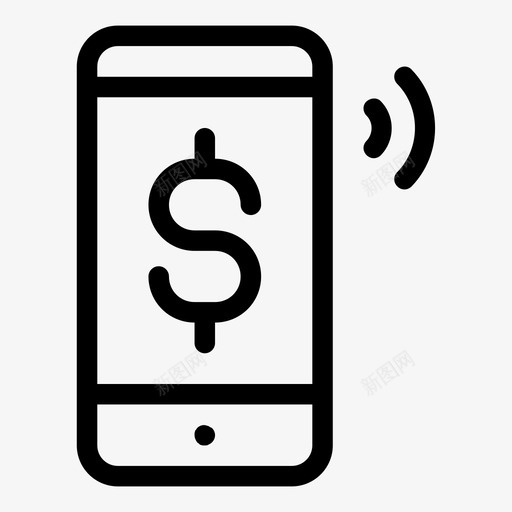 移动支付手机信用卡svg_新图网 https://ixintu.com 支付 移动 手机 信用卡 银行 网上支付 支付方 方式 智慧 城市