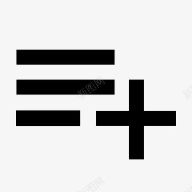 播放列表添加电影图标