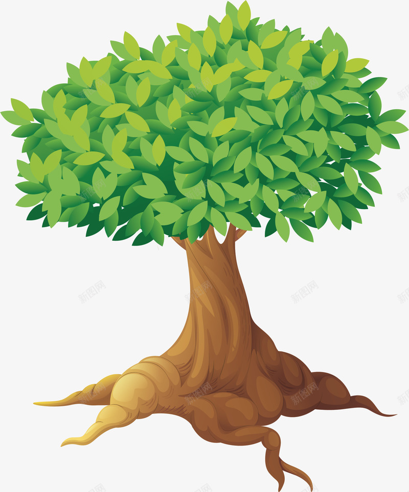 树6植被png免抠素材_新图网 https://ixintu.com 植被