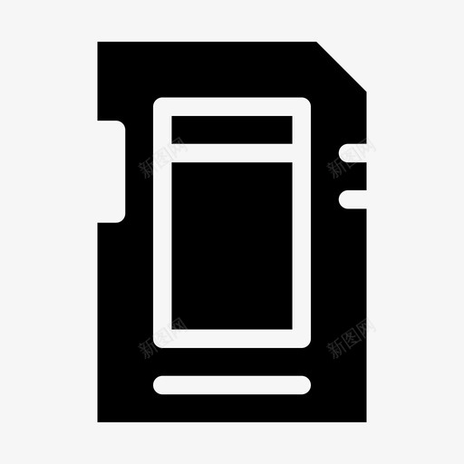 存储卡芯片数据svg_新图网 https://ixintu.com 存储卡 芯片 数据 摄影 填充
