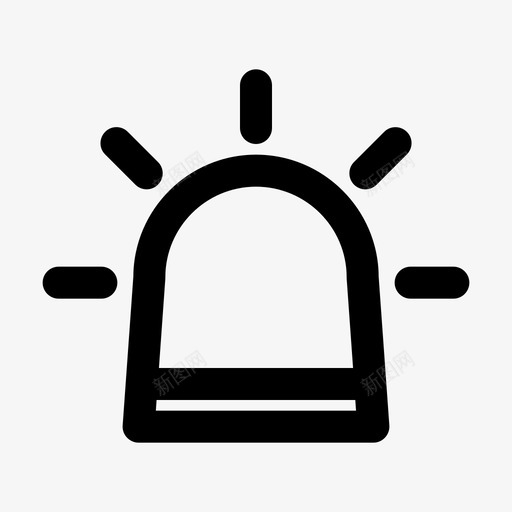 警报器用户界面和网页图标粗体svg_新图网 https://ixintu.com 警报器 用户界面 网页 图标 粗体