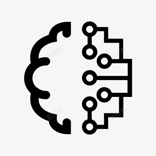 人工智能大脑未来svg_新图网 https://ixintu.com 人工智能 大脑 未来 科学技术