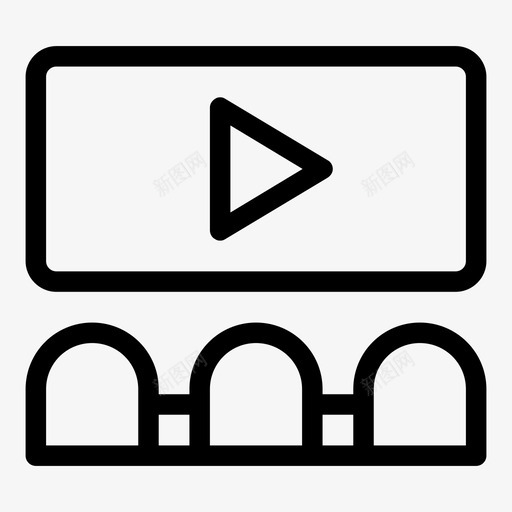 观众电影院房间svg_新图网 https://ixintu.com 观众 电影院 房间 放映 剧院 观赏