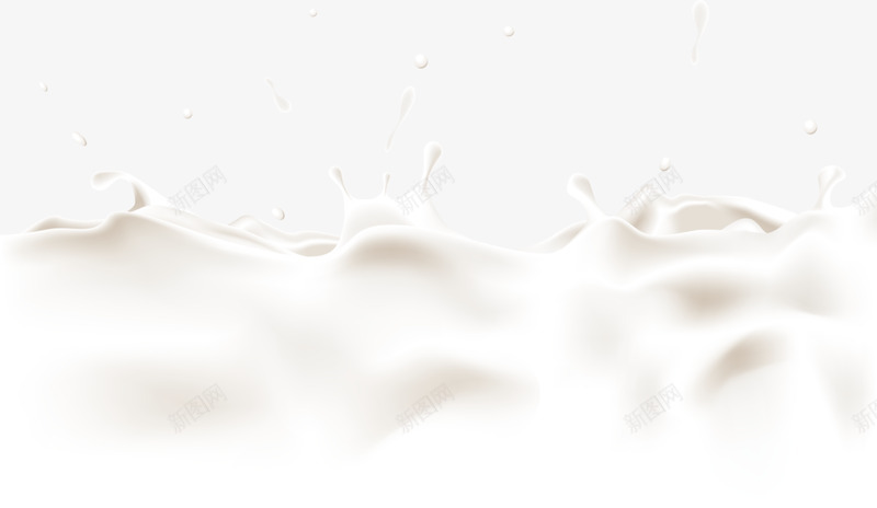 牛奶白色液体PNG图png免抠素材_新图网 https://ixintu.com 牛奶 白色 液体 体图