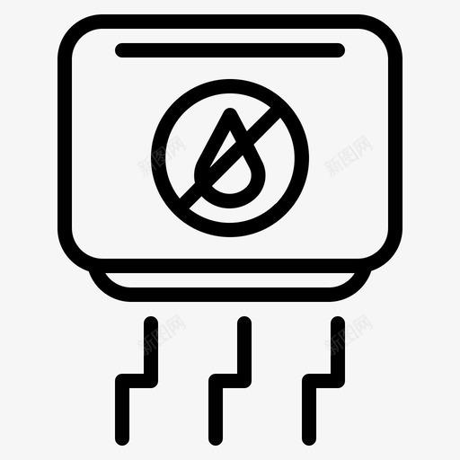 烘干机干衣机取暖器svg_新图网 https://ixintu.com 卫生间 烘干机 干衣机 取暖器 卫生 设备 洗手间 设施