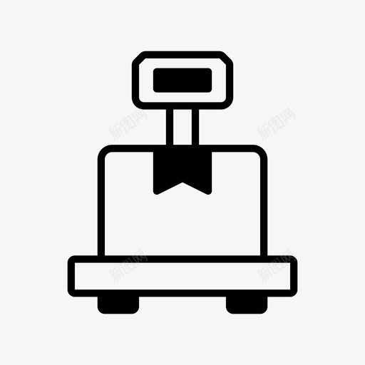 秤箱物流svg_新图网 https://ixintu.com 秤箱 物流 重量