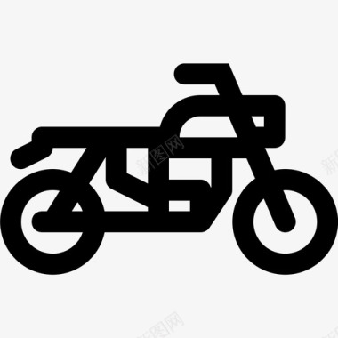 摩托车自行车经典图标