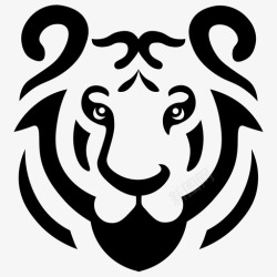 孟加拉虎虎头动物孟加拉虎高清图片