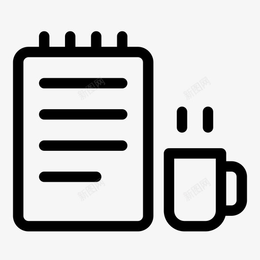 工作商务咖啡svg_新图网 https://ixintu.com 工作 商务 咖啡 记事本 博客 影响