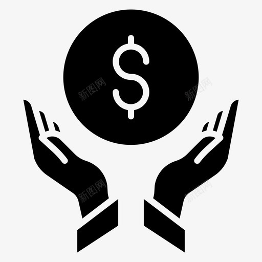 金钱关怀硬币svg_新图网 https://ixintu.com 金钱 金钱关 关怀 硬币 美元 保护 安全